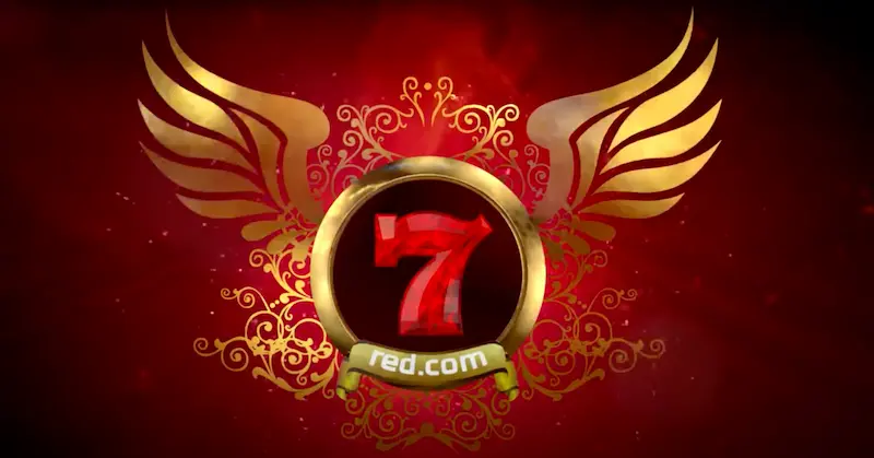 7Red Casino sin logo på rød bakgrunn.