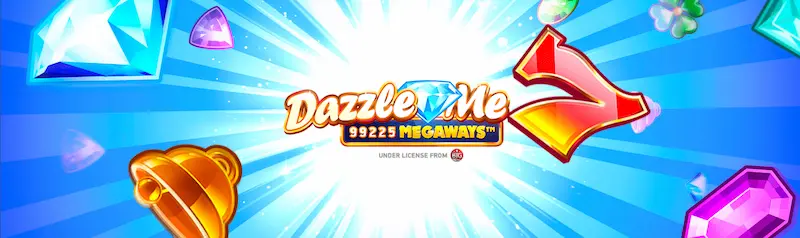 Logoen til spilleautomaten Dazzle Me Megaways